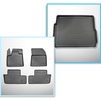Sada rohož do zavazadlového prostoru a autokoberečky TPE PREMIUM na míru do: Peu
