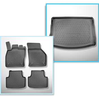Sada rohož do zavazadlového prostoru a autokoberečky TPE PREMIUM na míru do: Sea