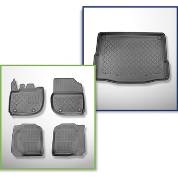 Sada rohož do zavazadlového prostoru a autokoberečky TPE na míru do: Honda HR-V 
