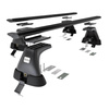 Základní nosič na střechu auta pro Ford Mondeo mk V Kombi (2014-2022) - příčný nosič - černé střešní příčníky - bez montážních prvků - Hliník