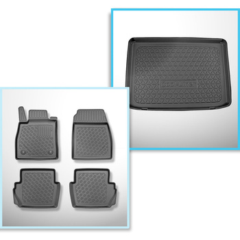 Sada rohož do zavazadlového prostoru a autokoberečky TPE PREMIUM na míru do: For