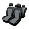 Potahy šité na míru pro Seat Cordoba II Sedan (2002-2008) standardní sedadla - návleky na autosedadla - šedá