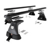 Základní nosič na střechu auta pro Toyota RAV4 mk II SUV (2000-2005) - příčný nosič - černé střešní příčníky - montážní body - Hliník