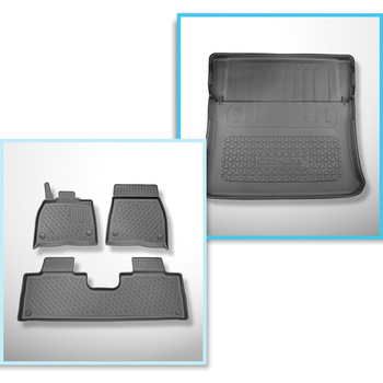 Sada rohož do zavazadlového prostoru a autokoberečky TPE PREMIUM na míru do: Mer