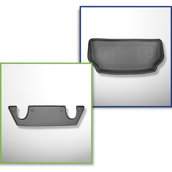 Sada rohož do zavazadlového prostoru a autokoberečky TPE na míru do: Tesla Model