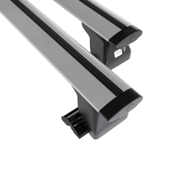 Základní nosič na střechu auta pro Mercedes-Benz Sprinter W907 Van (2019-....) - příčný nosič - stříbrné střešní příčníky - T-profil - Hliník