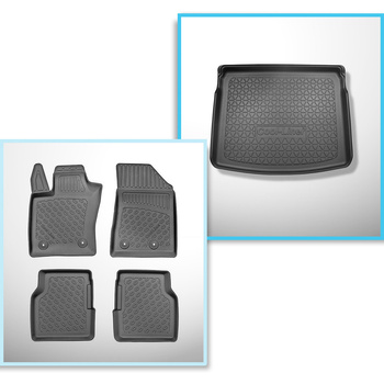 Sada rohož do zavazadlového prostoru a autokoberečky TPE PREMIUM na míru do: Jee