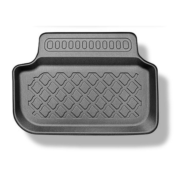 Sada rohož do zavazadlového prostoru a autokoberečky TPE na míru do: Dacia Sandero III DJF Hatchback (01.2021-....) - horní zavazadlový prostor; pohyblivá podlaha v nejvyšší poloze