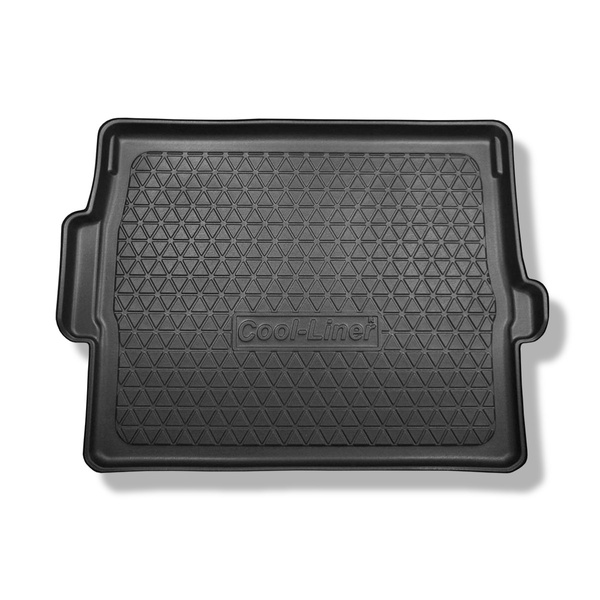 Rohož do zavazadlového prostoru pro: Opel Grandland X SUV (10.2017-2021) - horní zavazadlový prostor (stejná prahová hodnota zatížení); pohyblivá podlaha v nejvyšší poloze; ne pro hybridní verzi