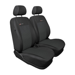 Potahy šité na míru pro Volkswagen Caddy III Cargo (2004-2015) pouze přední sedadla - návleky na autosedadla - E1