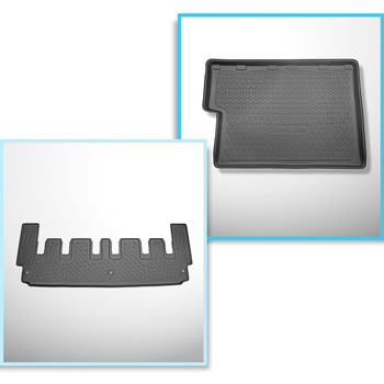 Sada rohož do zavazadlového prostoru a autokoberečky TPE PREMIUM na míru do: For