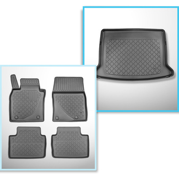 Sada rohož do zavazadlového prostoru a autokoberečky TPE na míru do: Mazda CX-30