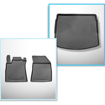 Sada rohož do zavazadlového prostoru a autokoberečky TPE na míru do: Renault Meg