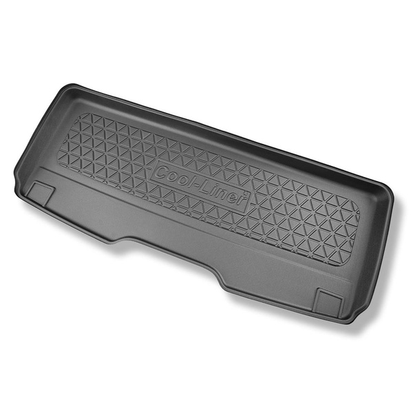 Sada rohož do zavazadlového prostoru a autokoberečky TPE PREMIUM na míru do: Volkswagen Multivan T7 Van (10.2021-....) - Krátký rozvor náprav; za třetí řadou sedadel; také pro verzi eHybrid PHEV