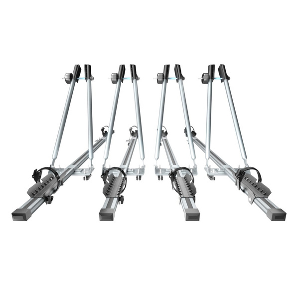 Nosič na kola na střechu auta, Univerzální hliníkový držák jízdních kol - 4xM-08