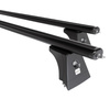 Základní nosič na střechu auta pro Opel Vectra GTS Hatchback (2002-2008) - příčný nosič - černé střešní příčníky - montážní body - Hliník