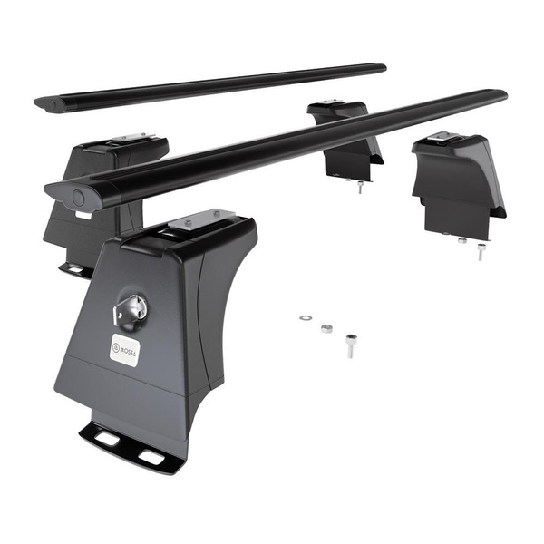 Základní nosič na střechu auta pro Honda CR-V SUV (2007-2011) - příčný nosič - černé střešní příčníky - montážní body - Hliník