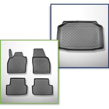 Sada rohož do zavazadlového prostoru a autokoberečky TPE na míru do: Audi A1 GB 