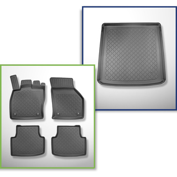Sada rohož do zavazadlového prostoru a autokoberečky TPE na míru do: Volkswagen 