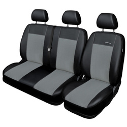 Potahy šité na míru pro Ford Transit VII Van (2013-2019) - návleky na autosedadla - šedá