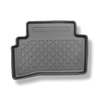 Sada rohož do zavazadlového prostoru a autokoberečky TPE na míru do: Hyundai Tucson III NX4 SUV (12.2020-....) - horní zavazadlový prostor; pohyblivá podlaha v nejvyšší poloze; pravý odnímatelný výklenek u modelů s subwooferu; rovněž pro Mild Hybrid; ne p