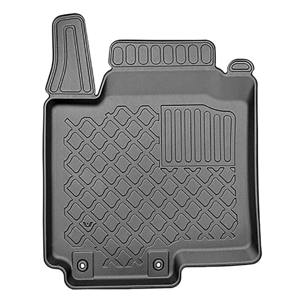 Sada rohož do zavazadlového prostoru a autokoberečky TPE na míru do: Hyundai i20 III BC3 Hatchback (10.2020-....) - horní zavazadlový prostor; dvojitá podlaha v nejvyšší poloze; také pro hybridy; s subwooferu