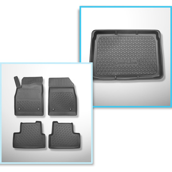 Sada rohož do zavazadlového prostoru a autokoberečky TPE PREMIUM na míru do: Ope