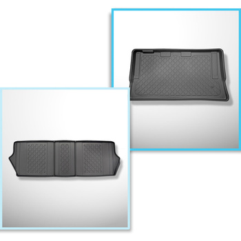 Sada rohož do zavazadlového prostoru a autokoberečky TPE na míru do: Mercedes-Be