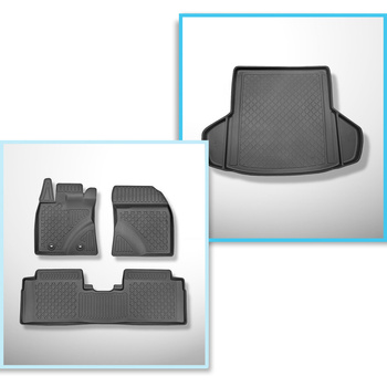 Sada rohož do zavazadlového prostoru a autokoberečky TPE na míru do: Toyota Aven
