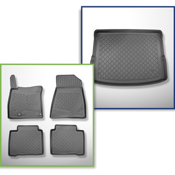Sada rohož do zavazadlového prostoru a autokoberečky TPE na míru do: Kia Niro II