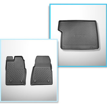 Sada rohož do zavazadlového prostoru a autokoberečky TPE PREMIUM na míru do: For
