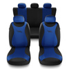 Sada univerzálních autopotahů určených pro Volkswagen Passat B4, B5, B6, B7, B8, B9 (1993-....) - TR-BL