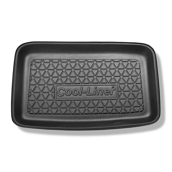 Rohož do zavazadlového prostoru pro: Volkswagen Sharan II Van (09.2010-03.2022) - 7 míst; třetí řada vyvýšená (do prostoru za třetí řadou sedadel)