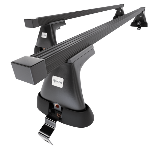 Základní nosič na střechu auta pro Renault Arkana SUV (2020-....) - příčný nosič - černé střešní příčníky - bez montážních prvků - Ocel