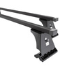 Základní nosič na střechu auta pro Mercedes-Benz Třída C W204 Sedan (2007-2014) - příčný nosič - černé střešní příčníky - montážní body - Ocel