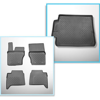 Sada rohož do zavazadlového prostoru a autokoberečky TPE na míru do: Land Rover 
