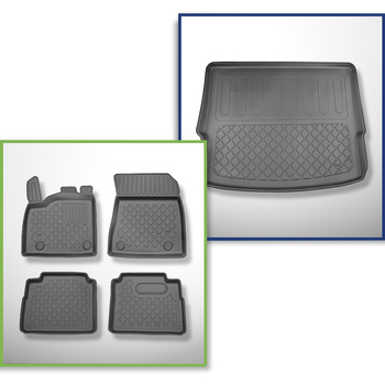 Sada rohož do zavazadlového prostoru a autokoberečky TPE na míru do: Nissan X-Tr