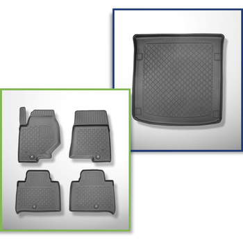Sada rohož do zavazadlového prostoru a autokoberečky TPE na míru do: SsangYong R