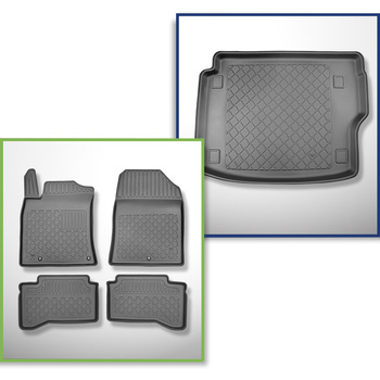 Sada rohož do zavazadlového prostoru a autokoberečky TPE na míru do: Kia XCeed P
