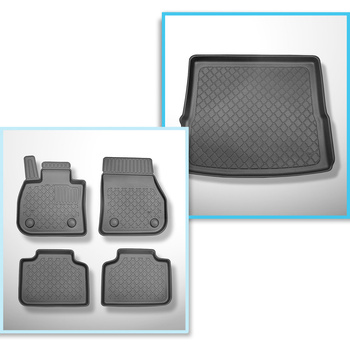 Sada rohož do zavazadlového prostoru a autokoberečky TPE na míru do: BMW X1 F48,