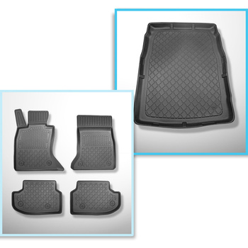 Sada rohož do zavazadlového prostoru a autokoberečky TPE na míru do: BMW Řada 5 