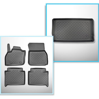 Sada rohož do zavazadlového prostoru a autokoberečky TPE na míru do: Renault ZOE