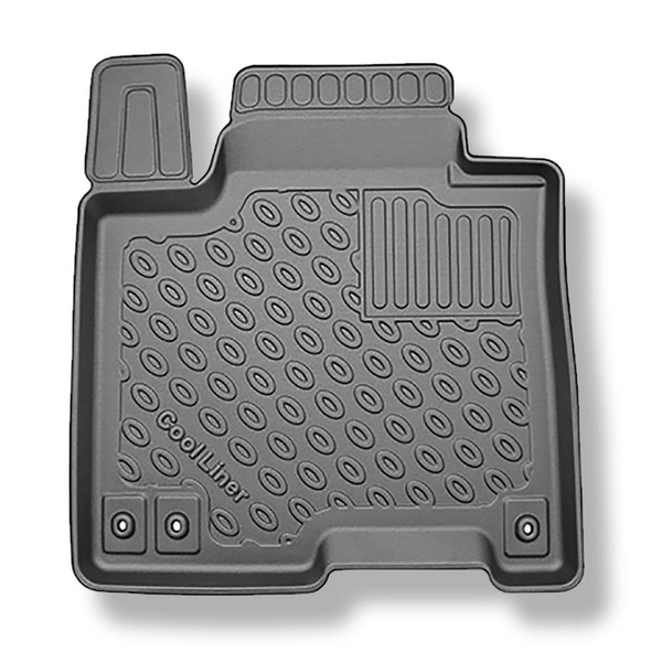 Sada rohož do zavazadlového prostoru a autokoberečky TPE PREMIUM na míru do: Hyundai Tucson III NX4 SUV (12.2020-....) - horní zavazadlový prostor; pohyblivá podlaha v nejvyšší poloze; pravý odnímatelný výklenek u modelů s subwooferu; rovněž pro Mild Hybr