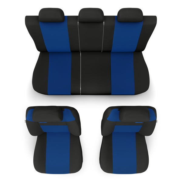 Sada univerzálních autopotahů určených pro Audi A3 8L, 8P, 8V, 8Y (1996-....) - RSL-BL