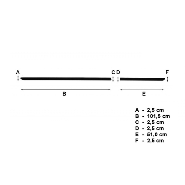Černé boční lišty pro Nissan X-Trail SUV (2008-2013)