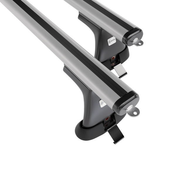 Základní nosič na střechu auta pro Citroen Xsara Picasso MPV (2000-2006) - příčný nosič - stříbrné střešní příčníky - montážní body - Hliník