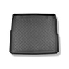 Rohož do zavazadlového prostoru pro: Honda CR-V RW V SUV (10.2018-....) - 5 míst; horní zavazadlový prostor (stejná prahová hodnota zatížení); pohyblivá podlaha v nejvyšší poloze; také pro hybridy