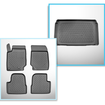Sada rohož do zavazadlového prostoru a autokoberečky TPE PREMIUM na míru do: Peu