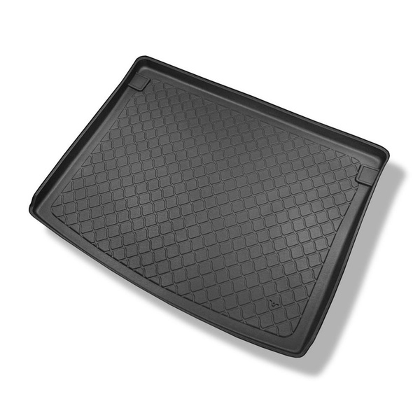 Sada rohož do zavazadlového prostoru a autokoberečky TPE na míru do: Volkswagen Caddy Startline Kombi (2004-10.2020) - 5 míst; plech na bočních stěnách zavazadlového prostoru