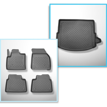 Sada rohož do zavazadlového prostoru a autokoberečky TPE na míru do: Land Rover 